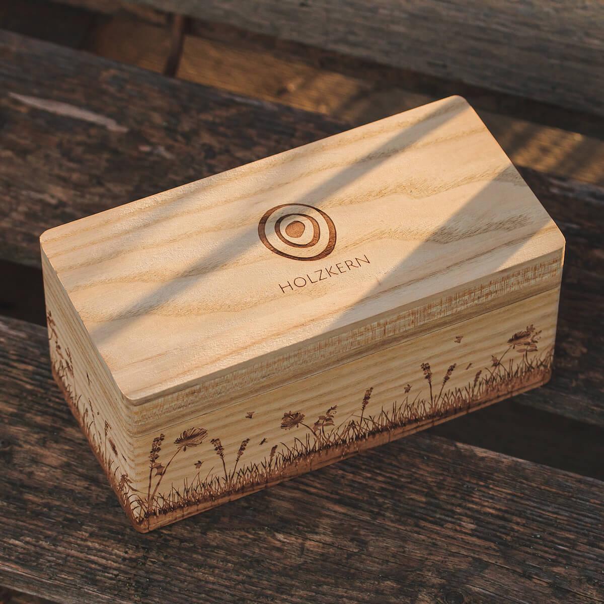 HOLZKERN | Doppelbox Catalpa (Sommertraum)