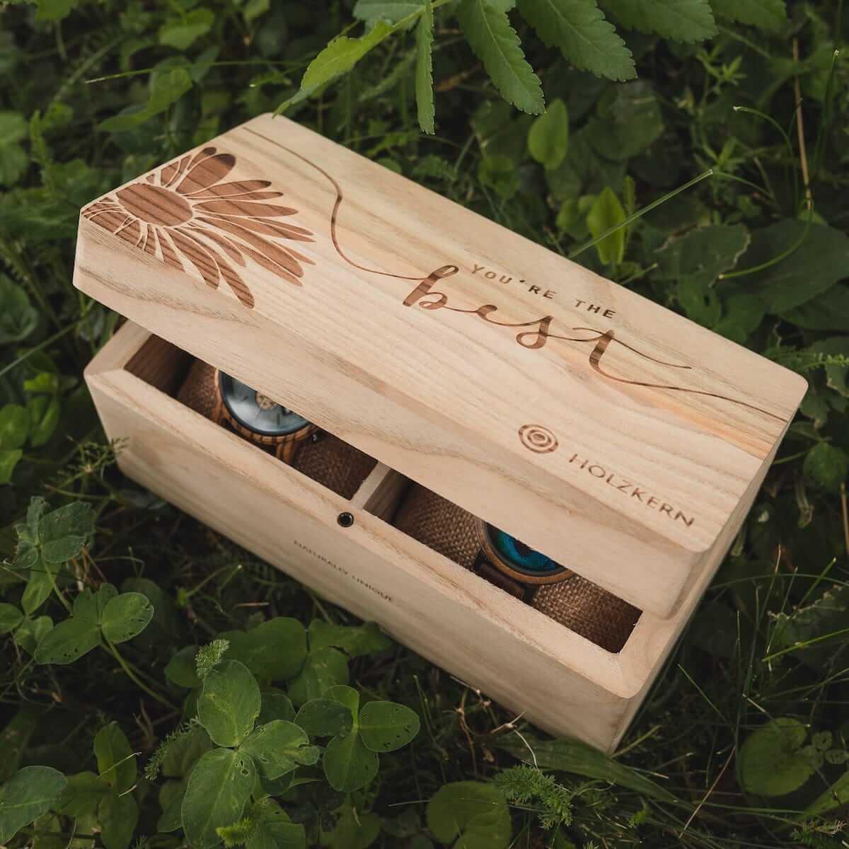 HOLZKERN | Doppelbox Catalpa (The Best)