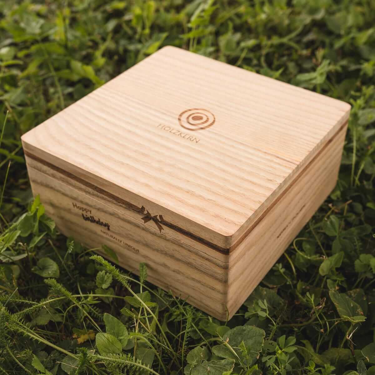 HOLZKERN | Sammlerbox Catalpa Happy Birthday