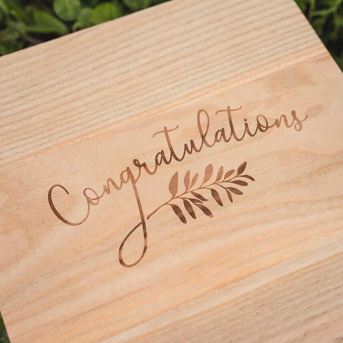 HOLZKERN | Sammlerbox Catalpa Congratulation