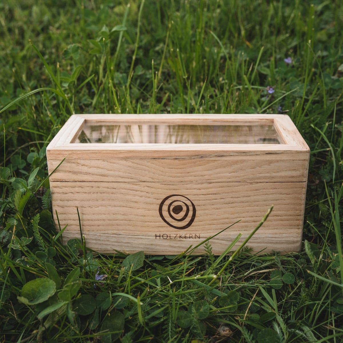 HOLZKERN | Doppelbox View Catalpaholz