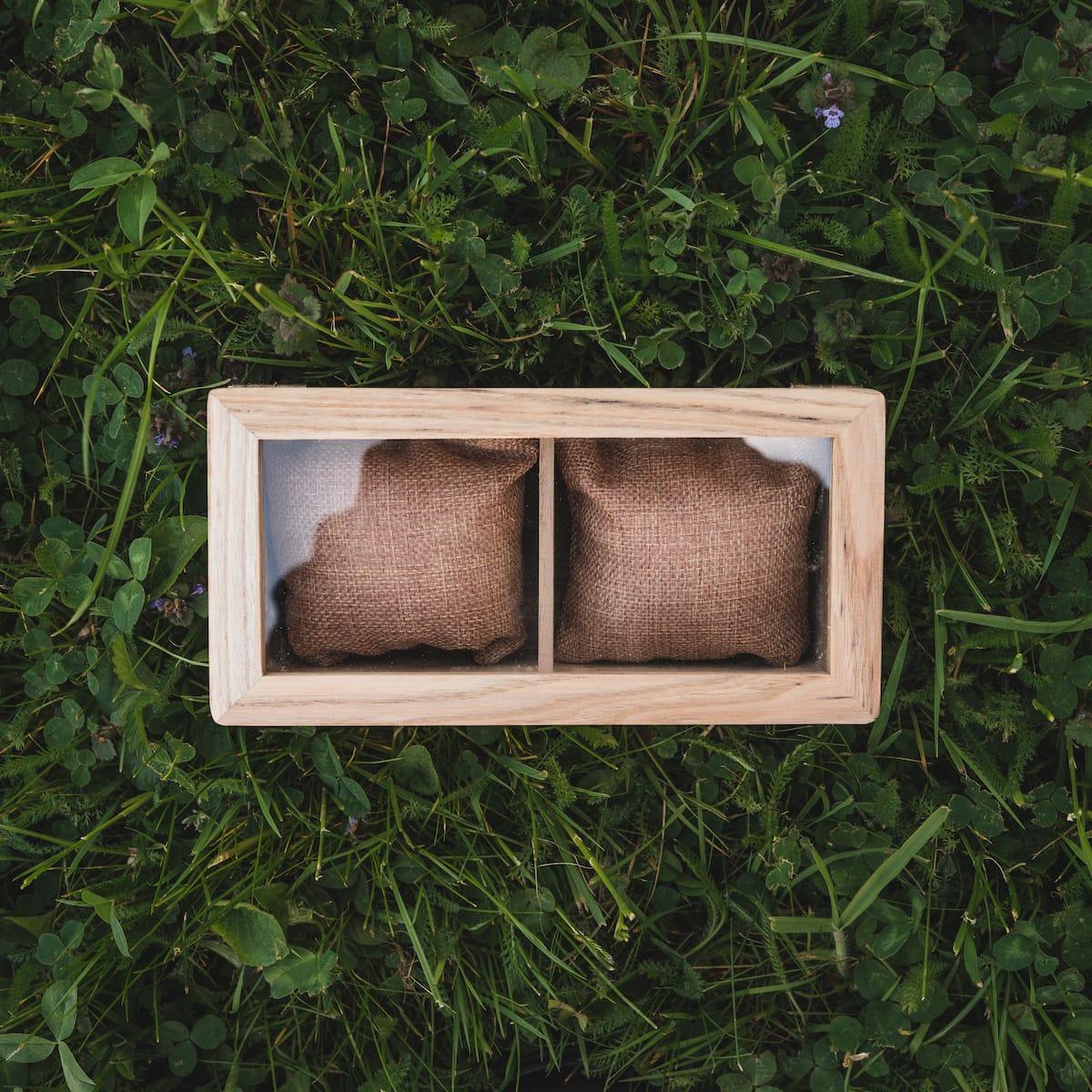 HOLZKERN | Doppelbox View Catalpaholz