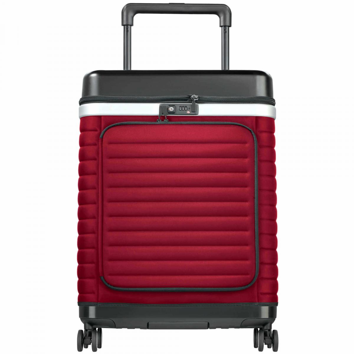 Pull Up | Suitcase Reisekoffer mit patentiertem Regalsystem (cosmo red)