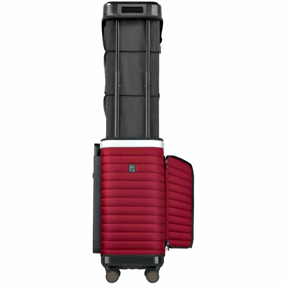 Pull Up | Suitcase Reisekoffer mit patentiertem Regalsystem (cosmo red)