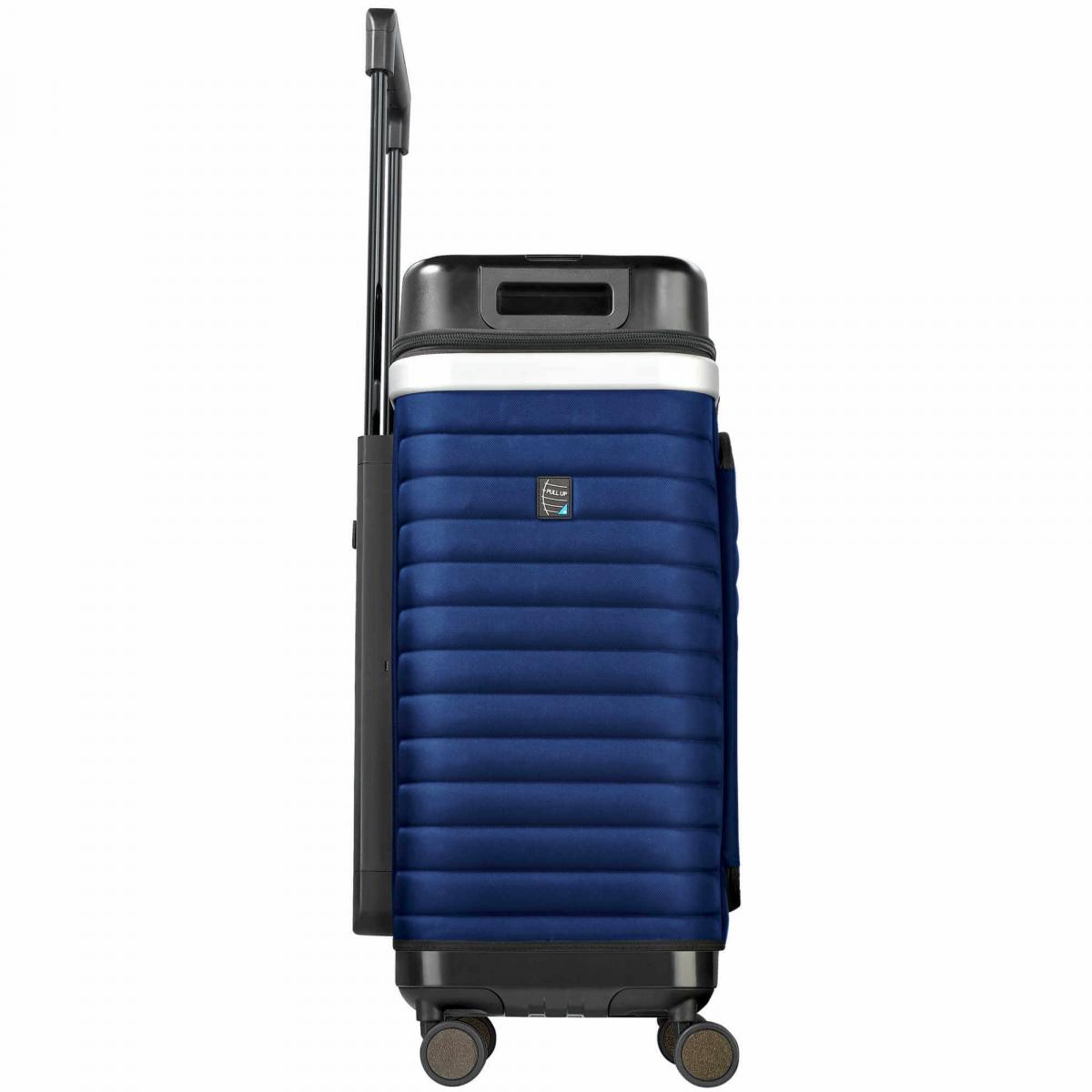 Pull Up | Suitcase Reisekoffer mit patentiertem Regalsystem (estate blue)