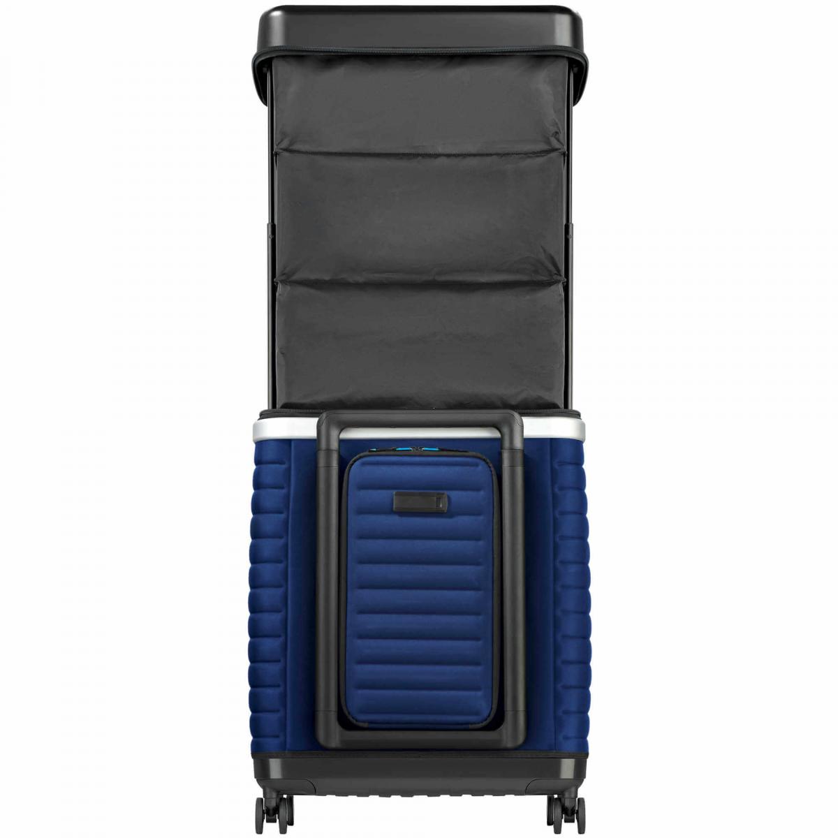 Pull Up | Suitcase Reisekoffer mit patentiertem Regalsystem (estate blue)