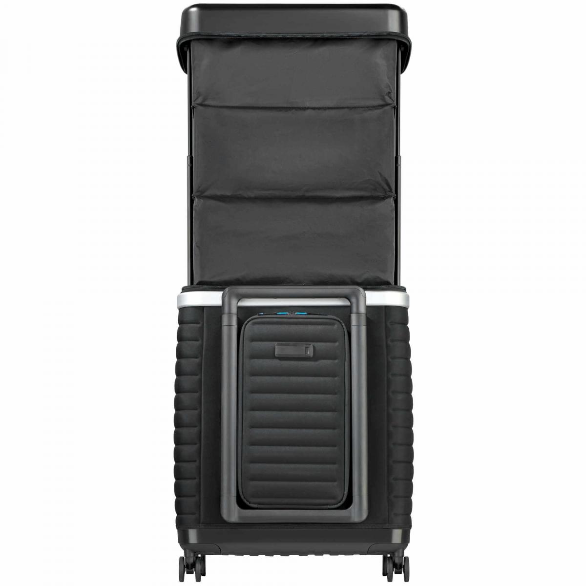 Pull Up | Suitcase Reisekoffer mit patentiertem Regalsystem (urban black)