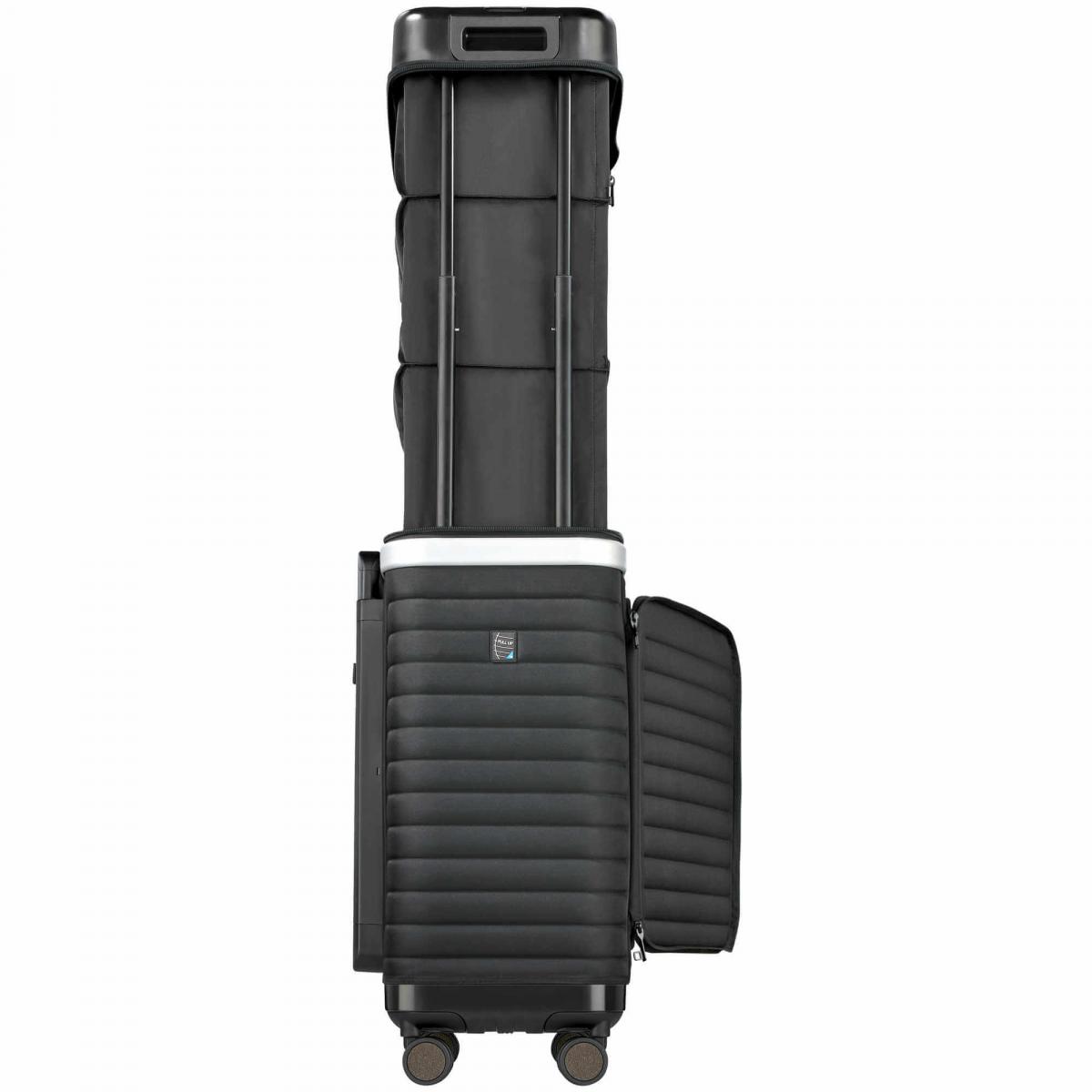 Pull Up | Suitcase Reisekoffer mit patentiertem Regalsystem (urban black)