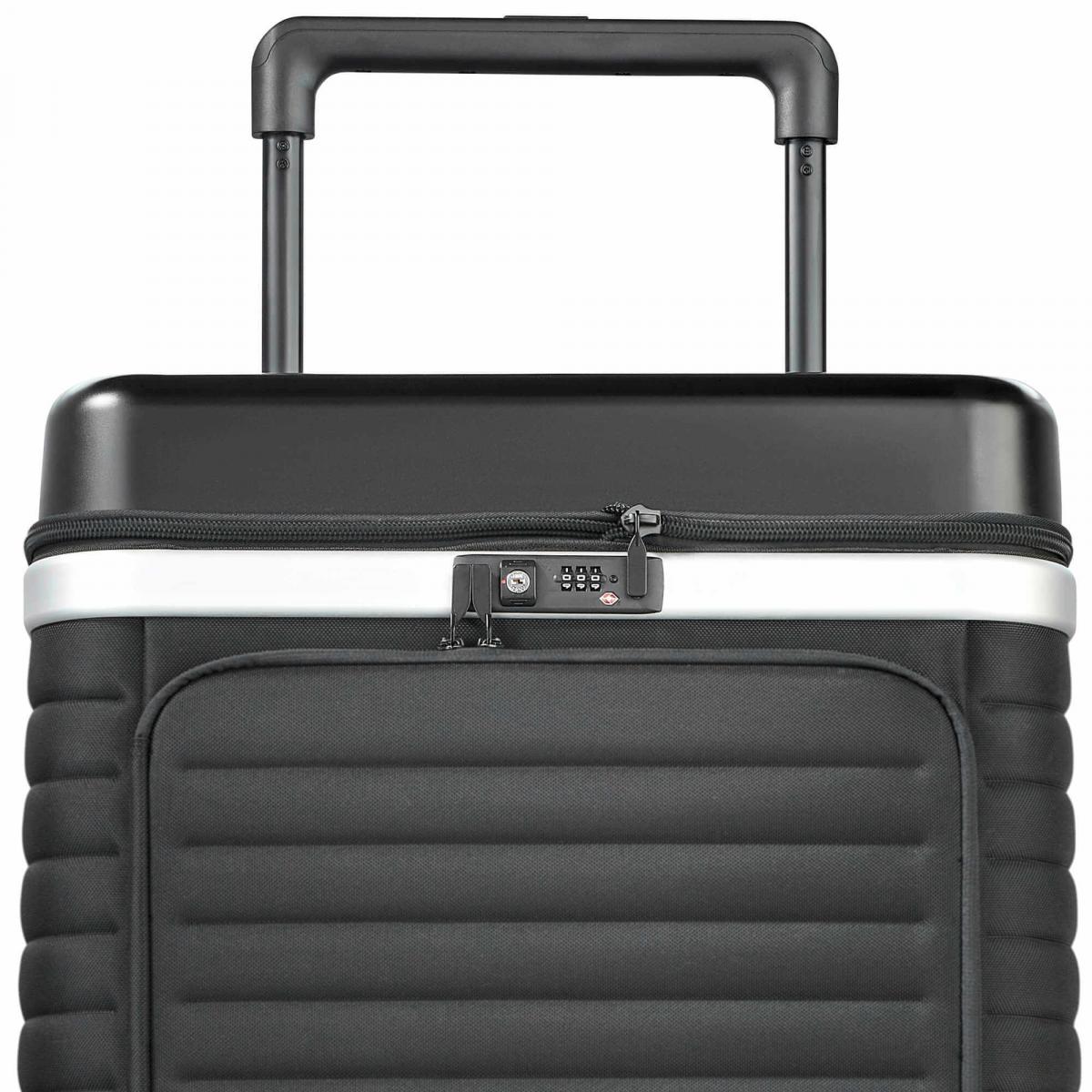 Pull Up | Suitcase Reisekoffer mit patentiertem Regalsystem (urban black)