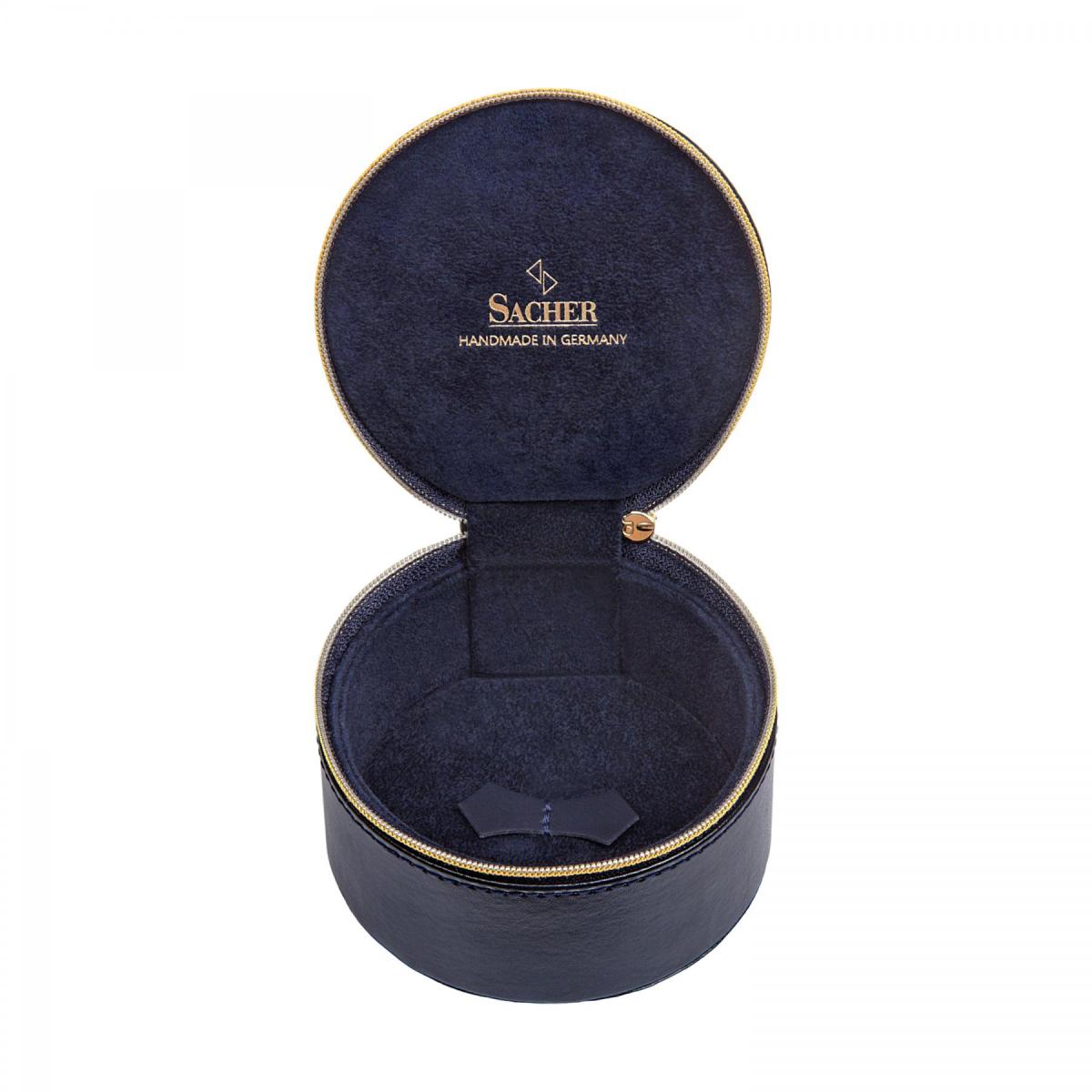 SACHER | Schmuckbox Betsy Acuro Echtleder navy (B6.301.014023)