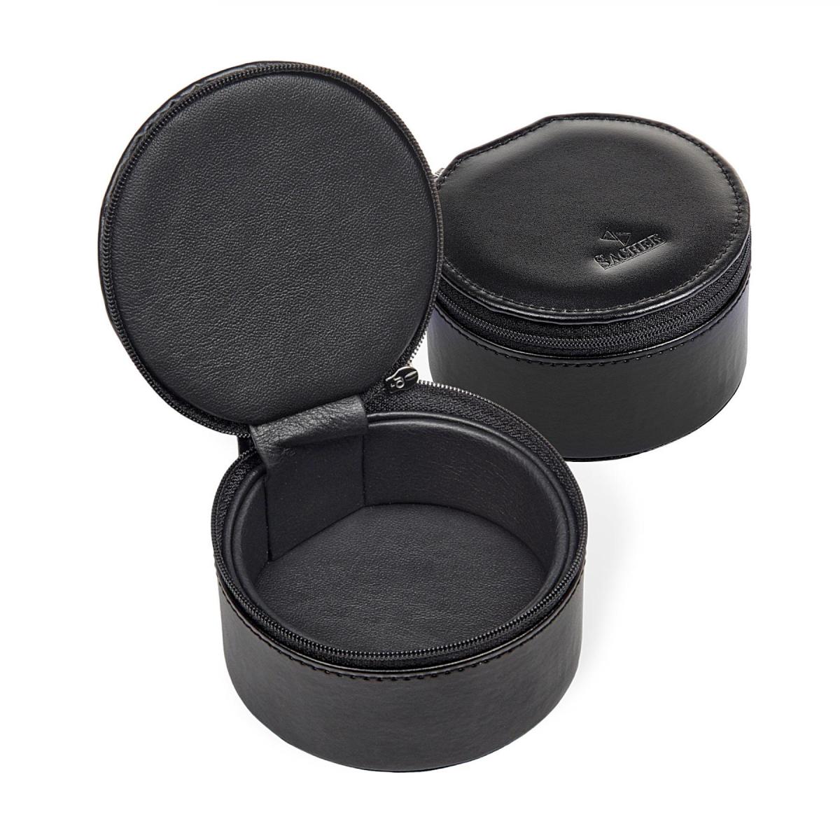 SACHER | Schmuckbox Betsy Black Exclusive Echtleder schwarz (B8.107.0104N04)