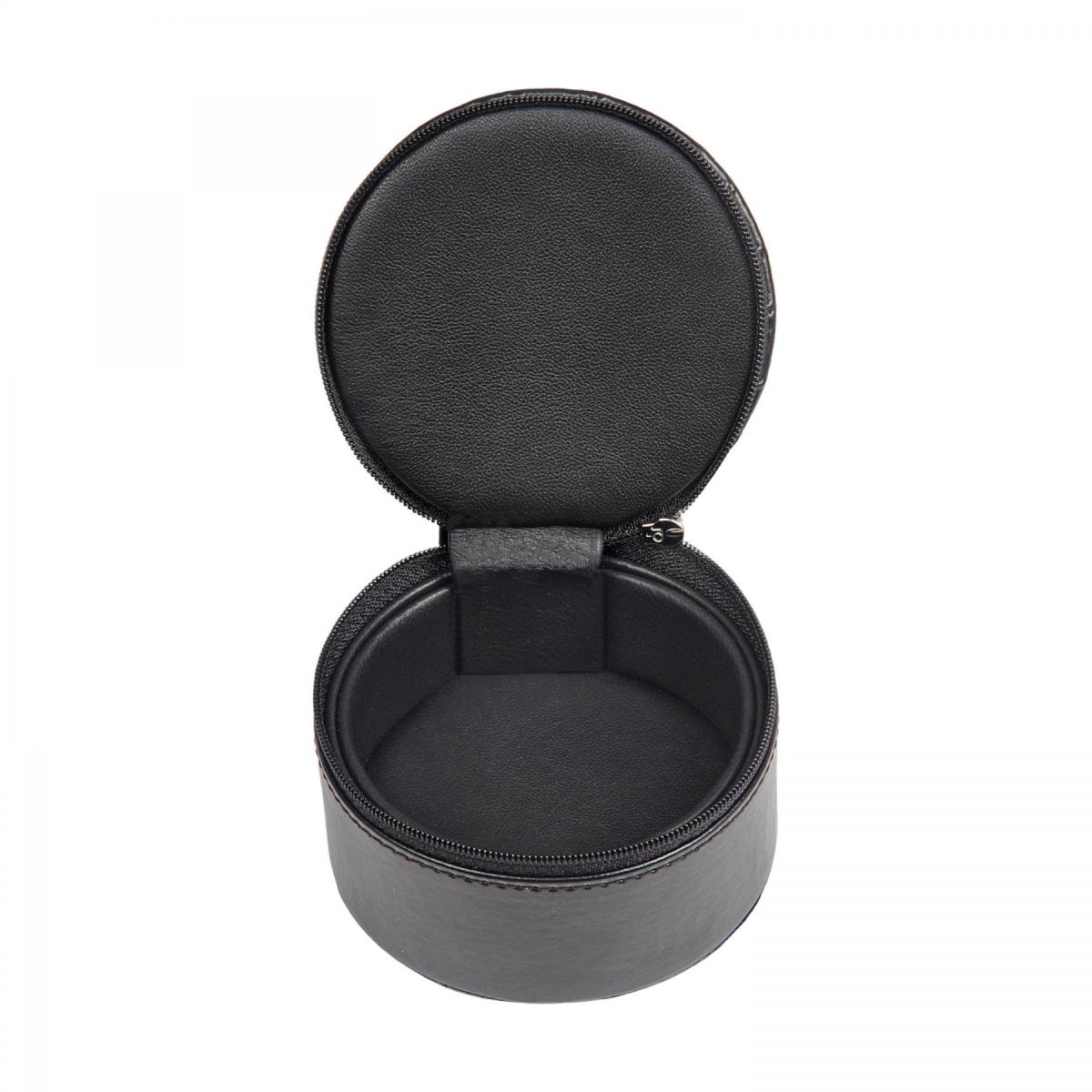 SACHER | Schmuckbox Betsy Black Exclusive Echtleder schwarz (B8.107.0104N04)