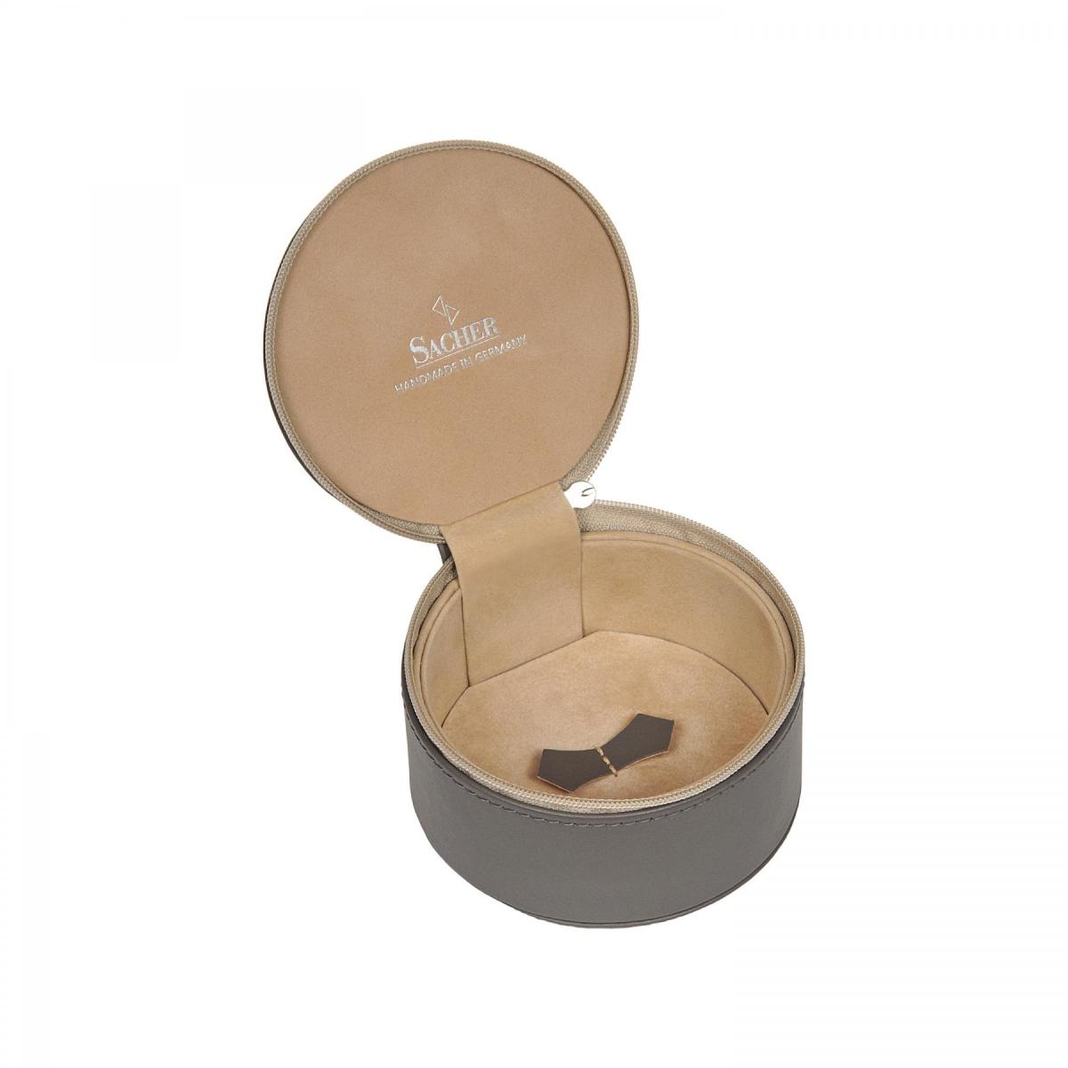 SACHER | Schmuckbox Betsy Fleur Venice Echtleder grau (B6.510.561643)