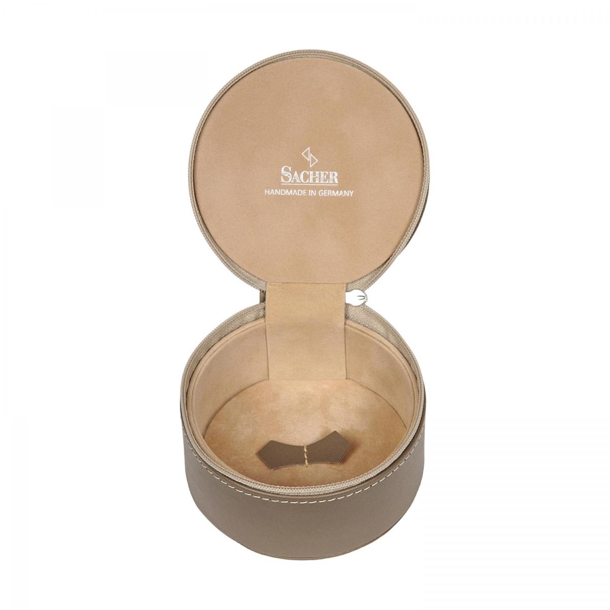 SACHER | Schmuckbox Betsy Nature Echtleder taupe (B6.107.565943)