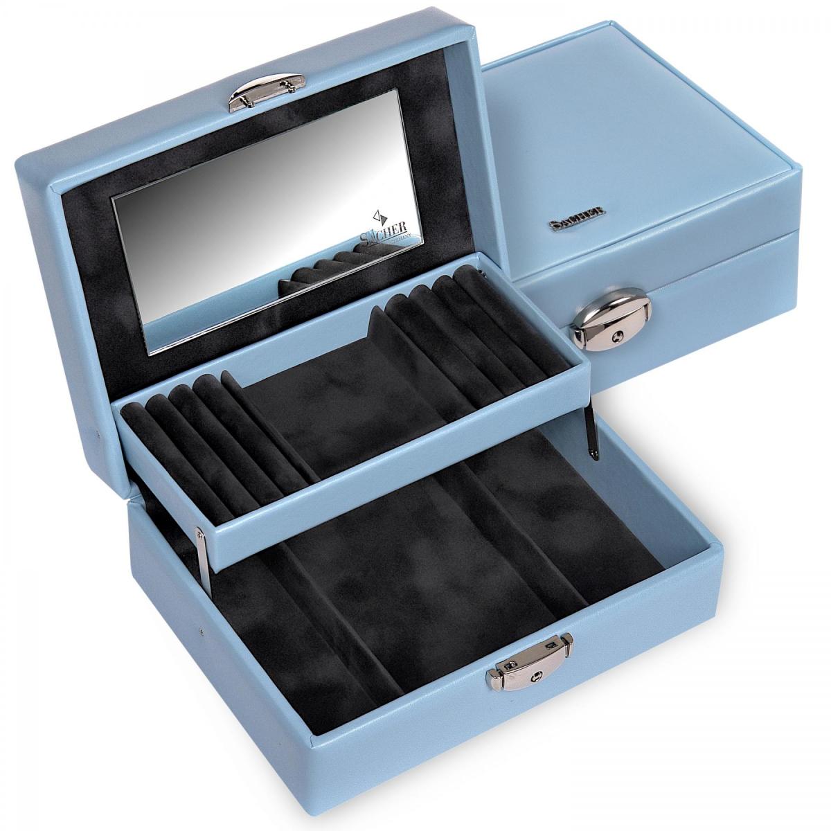 SACHER | Schmuckkasten Britta Coloranti Lederimitat hellblau (13.000.500944)