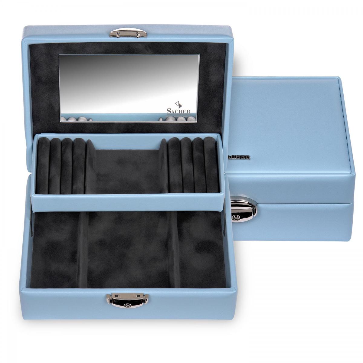 SACHER | Schmuckkasten Britta Coloranti Lederimitat hellblau (13.000.500944)