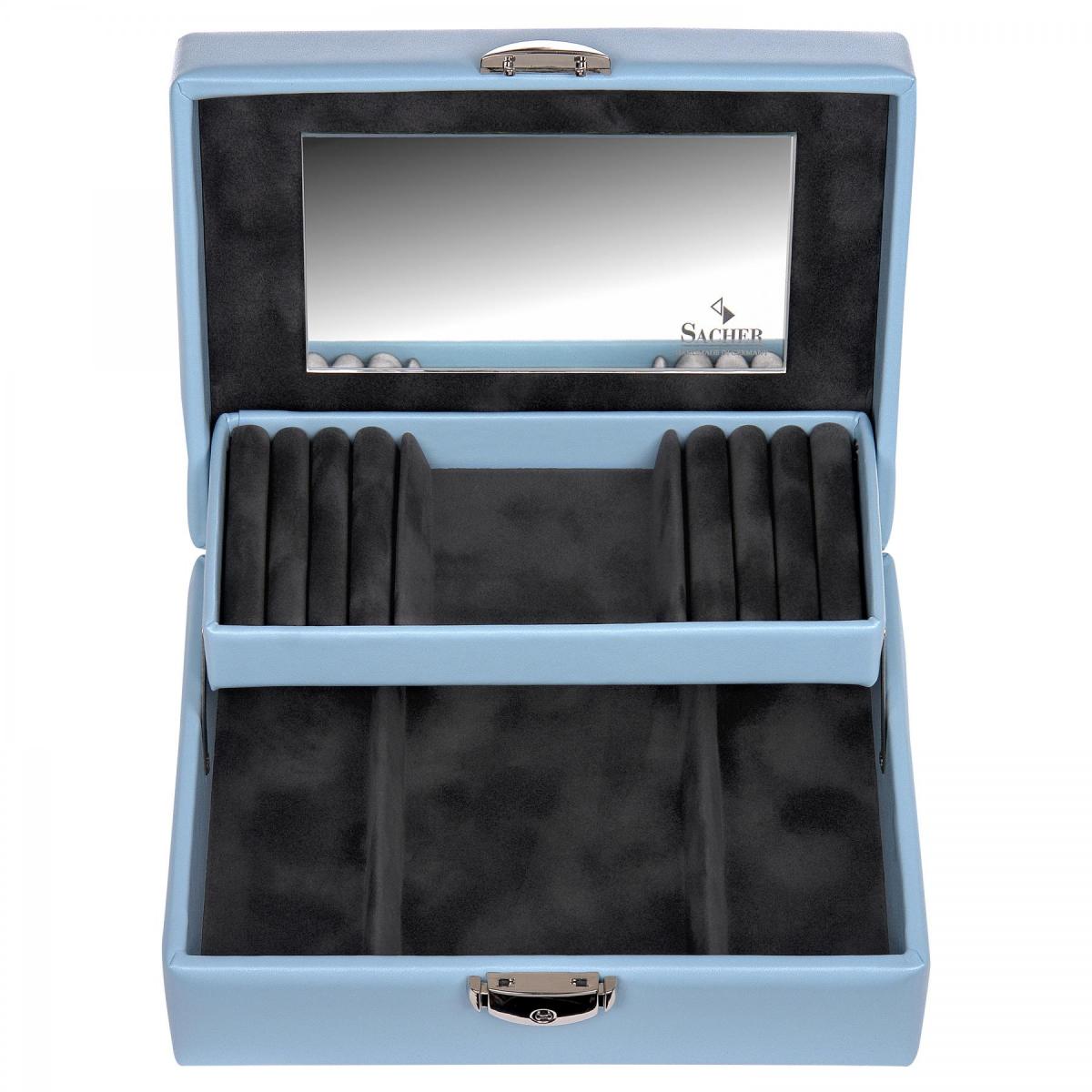 SACHER | Schmuckkasten Britta Coloranti Lederimitat hellblau (13.000.500944)