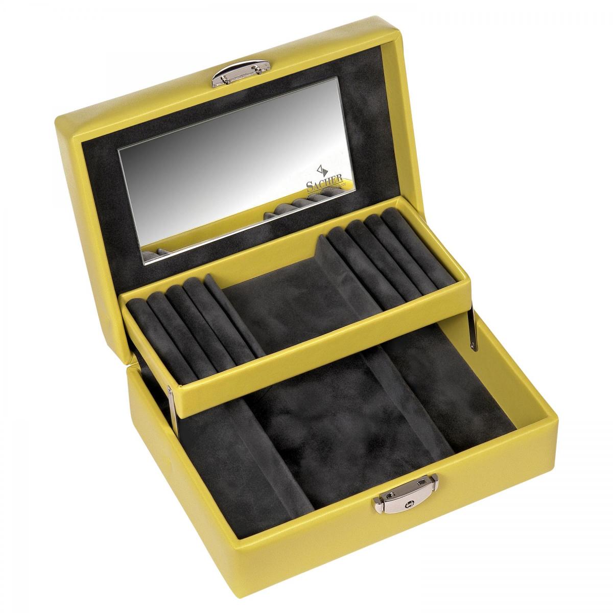 SACHER | Schmuckkasten Britta Coloranti Lederimitat lemon (13.000.504244)