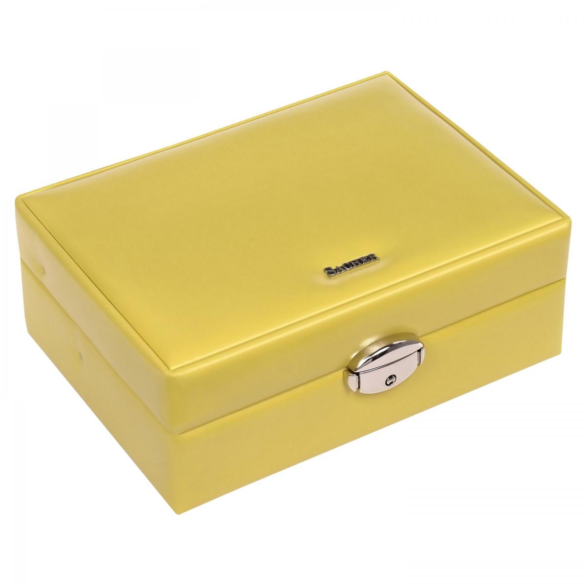 SACHER | Schmuckkasten Britta Coloranti Lederimitat lemon (13.000.504244)