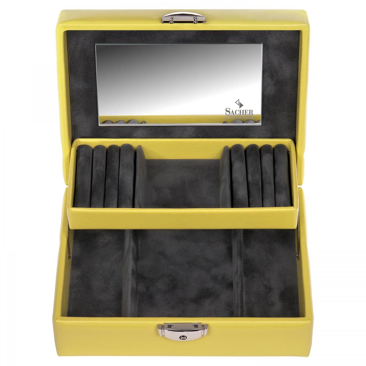 SACHER | Schmuckkasten Britta Coloranti Lederimitat lemon (13.000.504244)