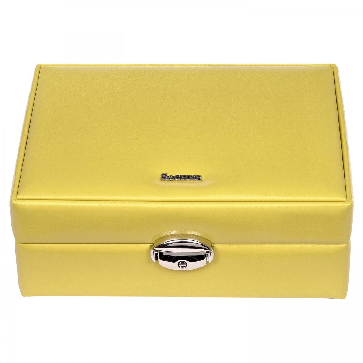 SACHER | Schmuckkasten Britta Coloranti Lederimitat lemon (13.000.504244)