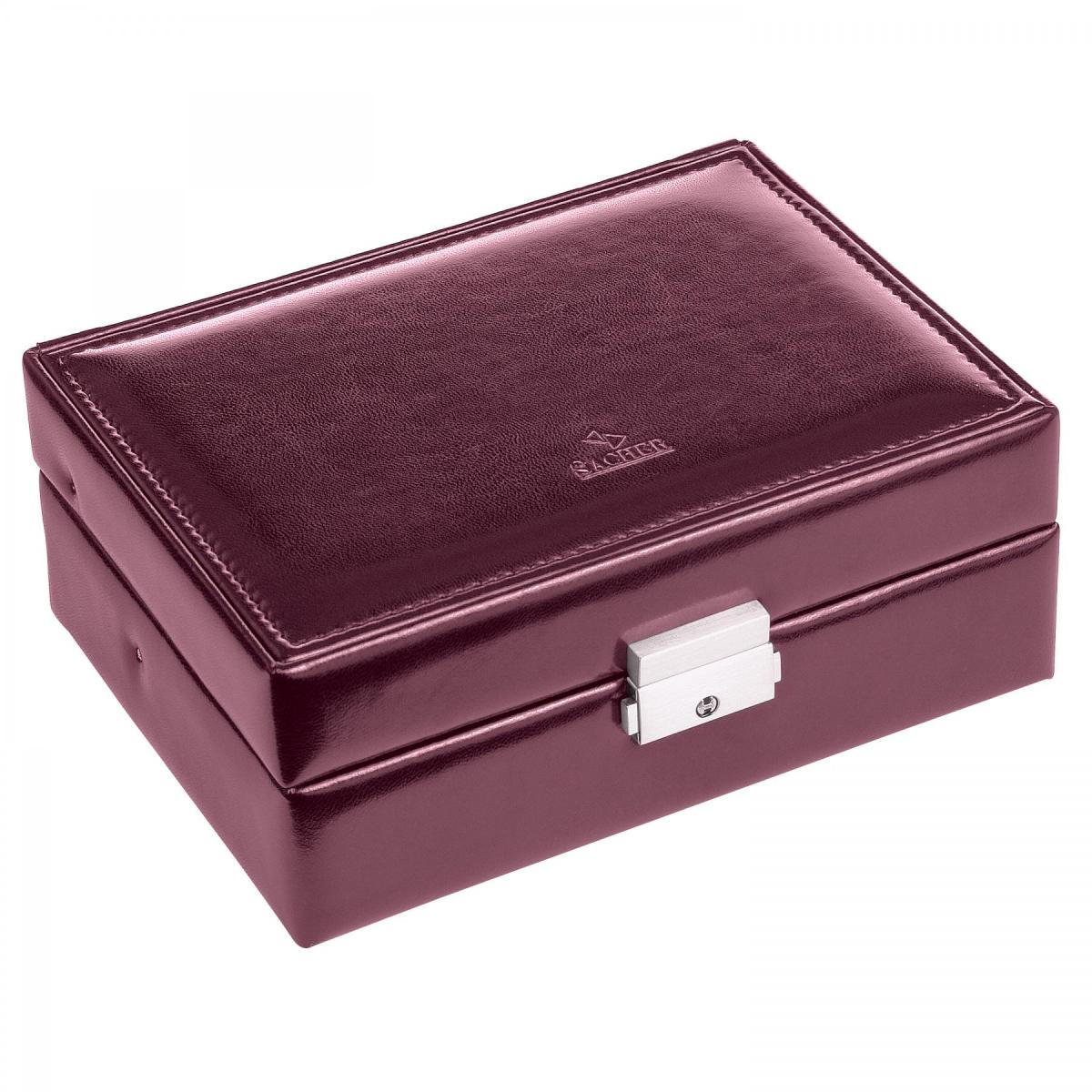 SACHER | Schmuckkasten Britta New Classic Lederimitat bordeaux (13.000.290143)