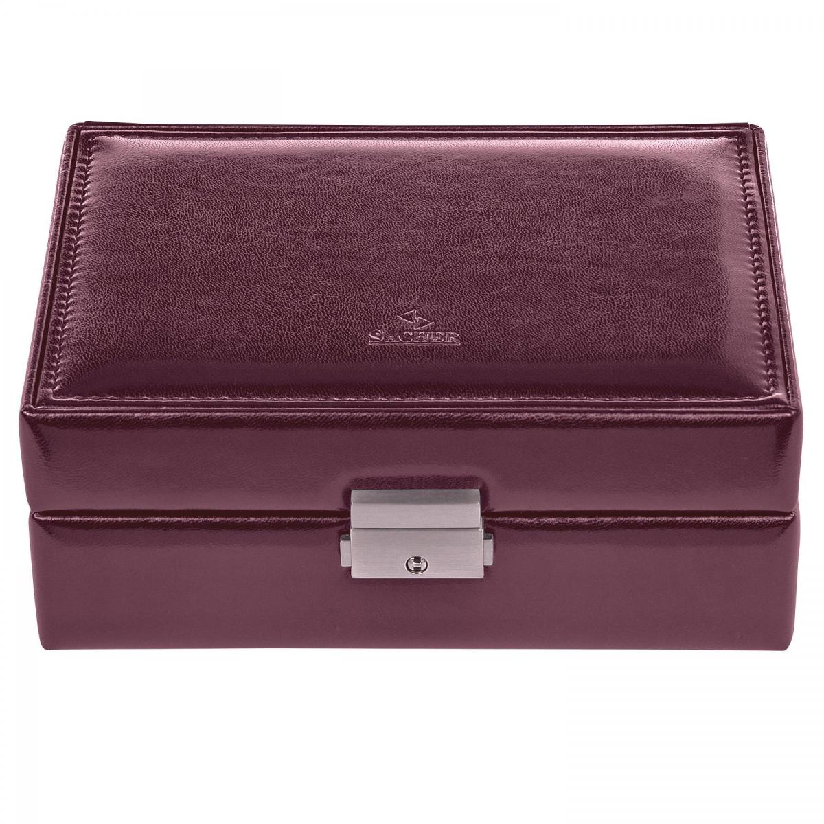 SACHER | Schmuckkasten Britta New Classic Lederimitat bordeaux (13.000.290143)