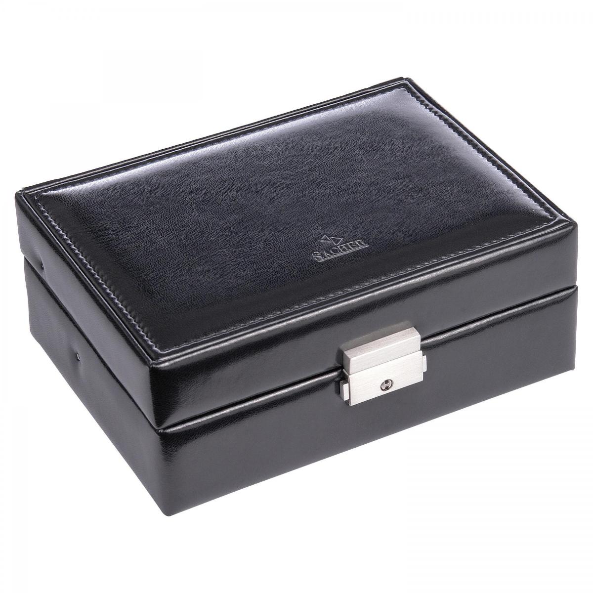 SACHER | Schmuckkasten Britta New Classic Lederimitat schwarz (13.000.290443)