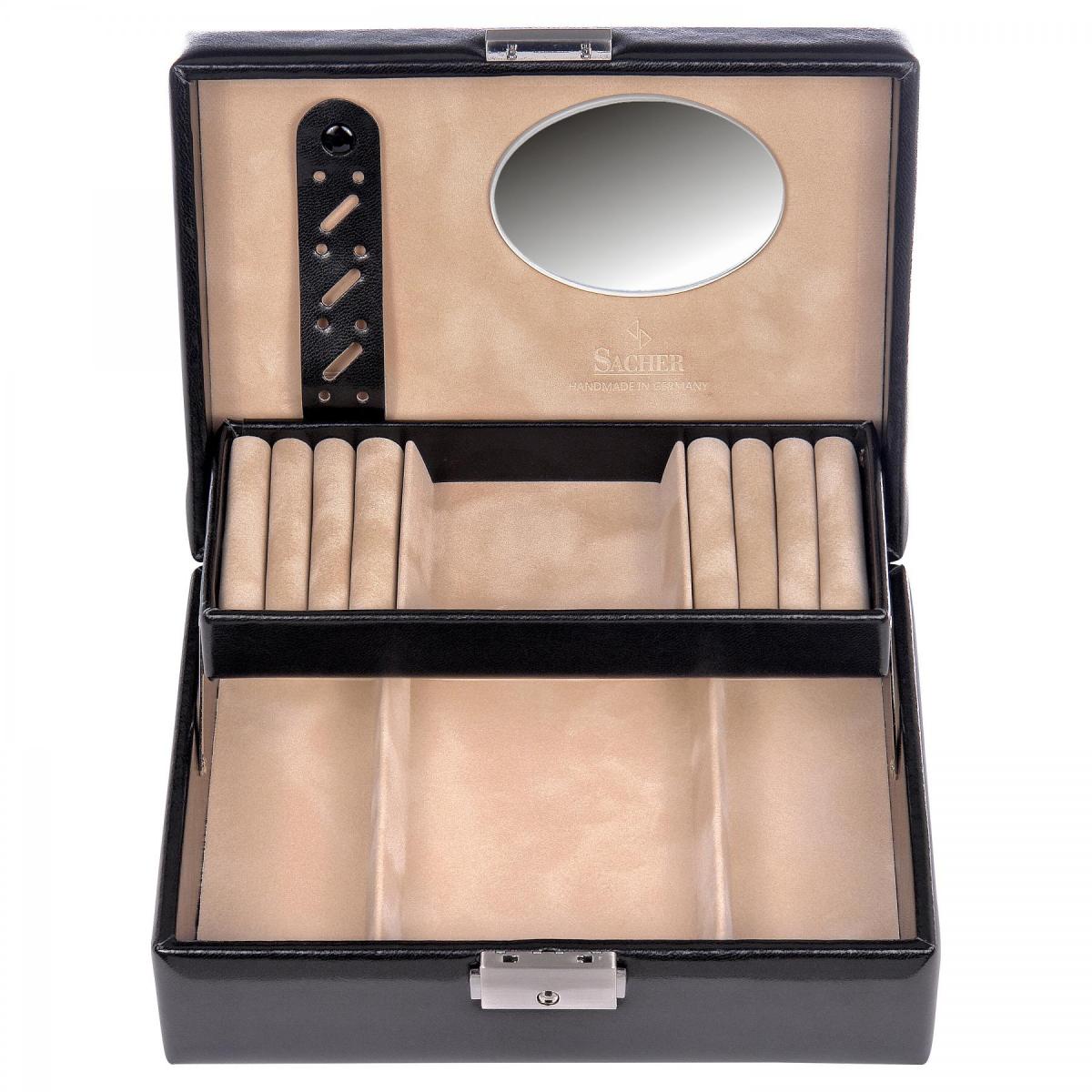 SACHER | Schmuckkasten Britta New Classic Lederimitat schwarz (13.000.290443)
