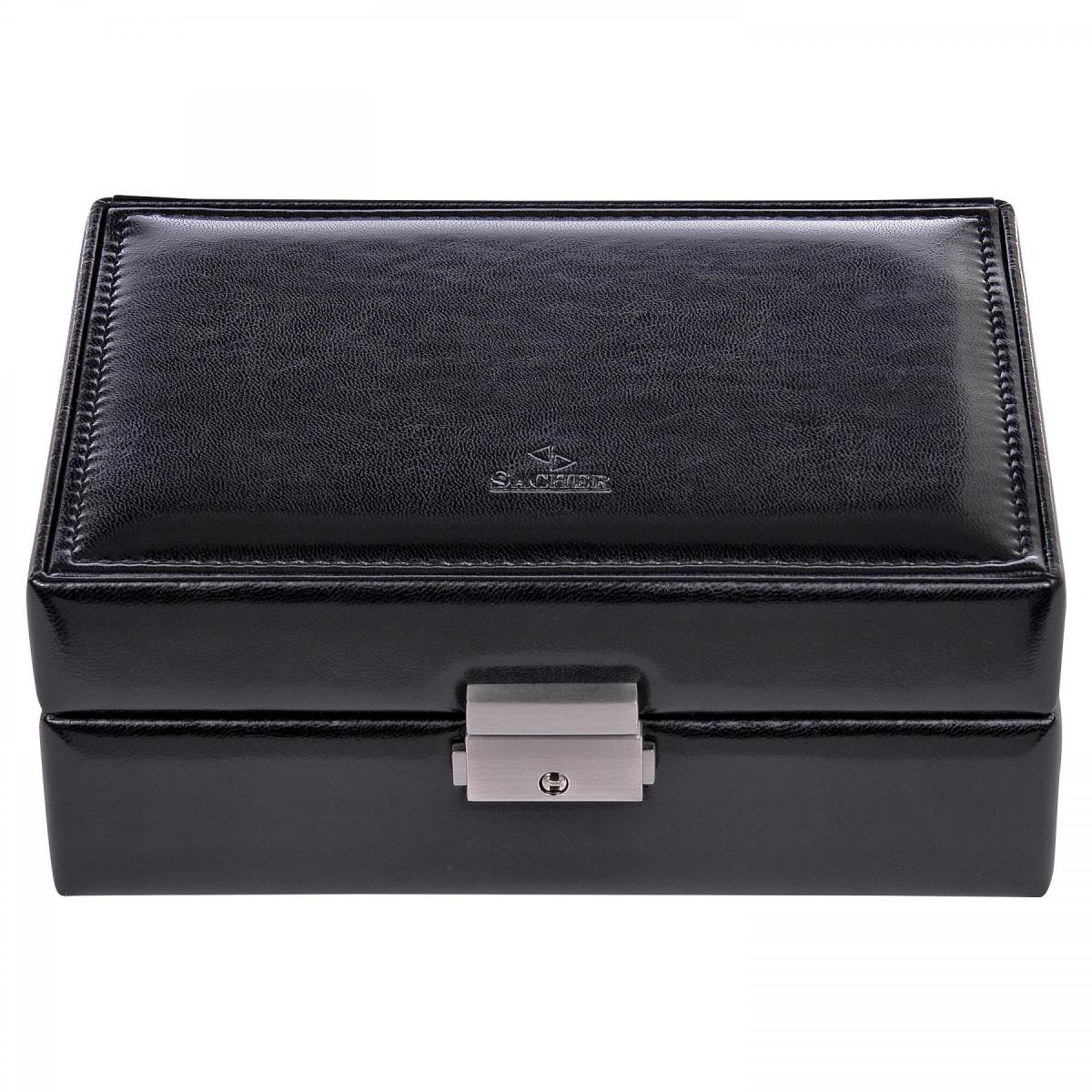 SACHER | Schmuckkasten Britta New Classic Lederimitat schwarz (13.000.290443)