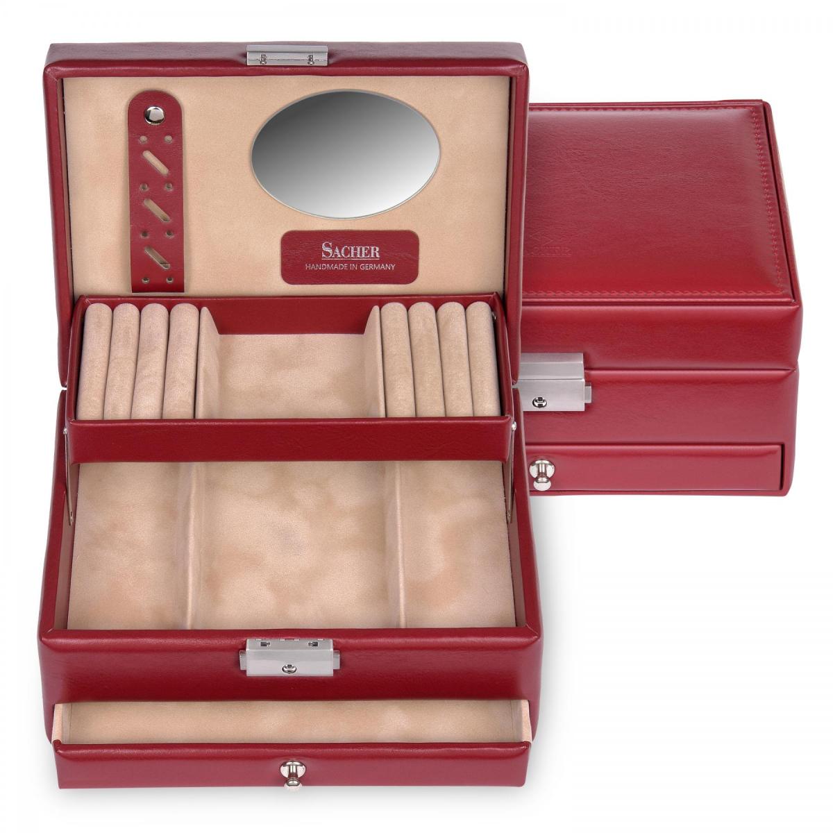 SACHER | Schmuckkassette Carola New Classic rot (15.000.295043)