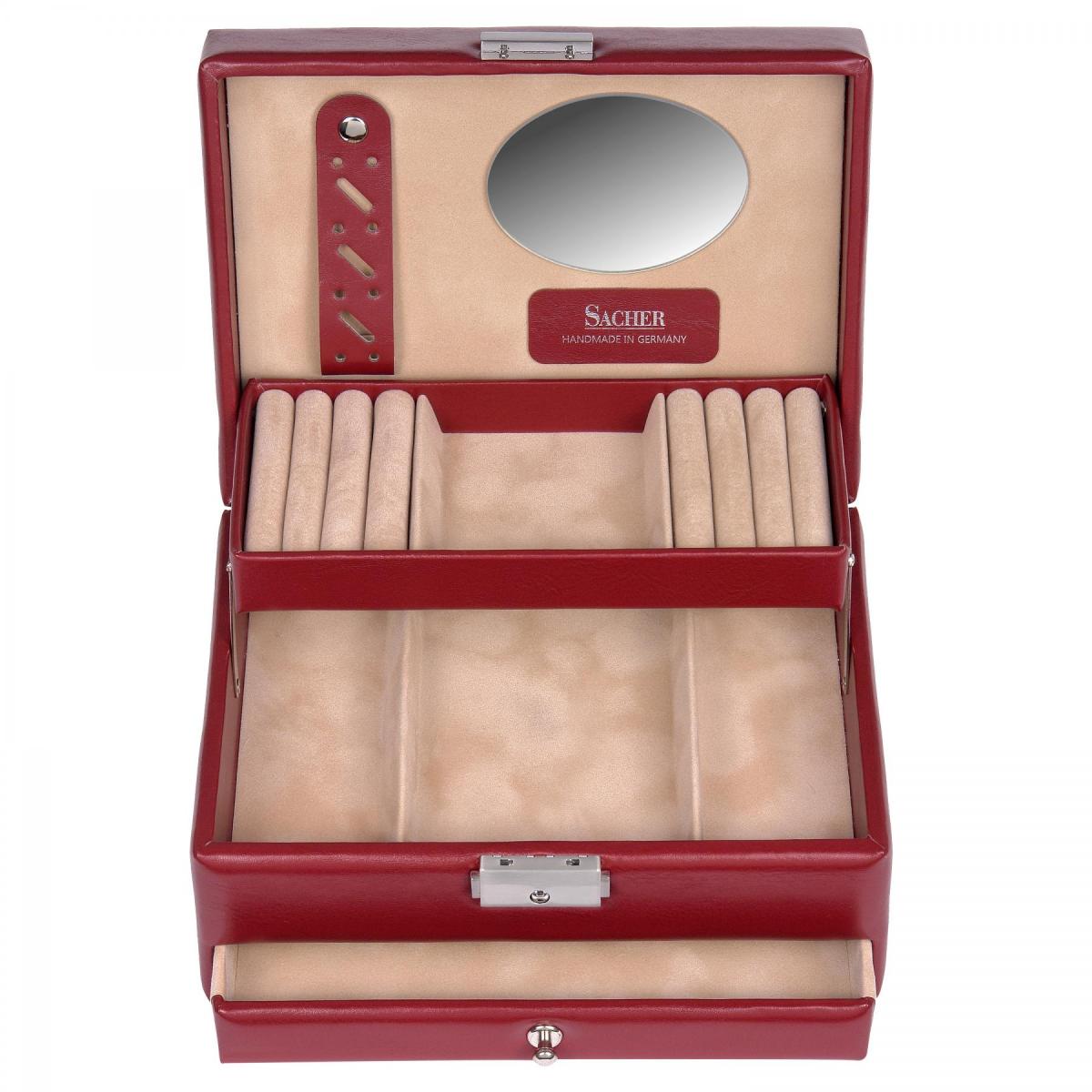 SACHER | Schmuckkassette Carola New Classic rot (15.000.295043)