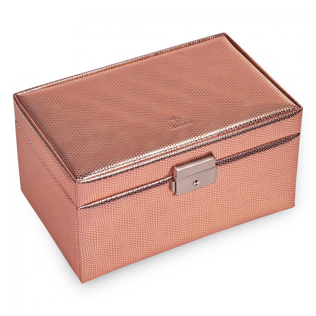SACHER | Schmuckkasten Elly Lagarto Feinsysthetik roségold (25.505.130204)