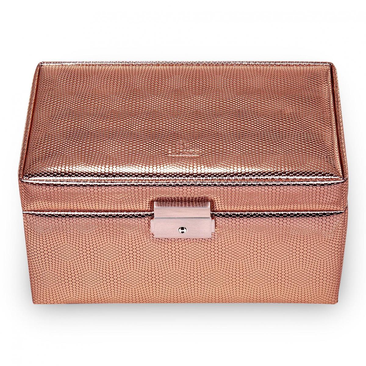 SACHER | Schmuckkasten Elly Lagarto Feinsysthetik roségold (25.505.130204)