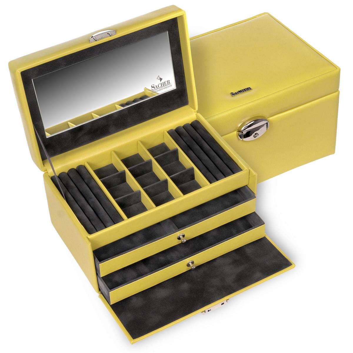 SACHER | Schmuckkasten Elly Coloranti lemon (25.000.504244)