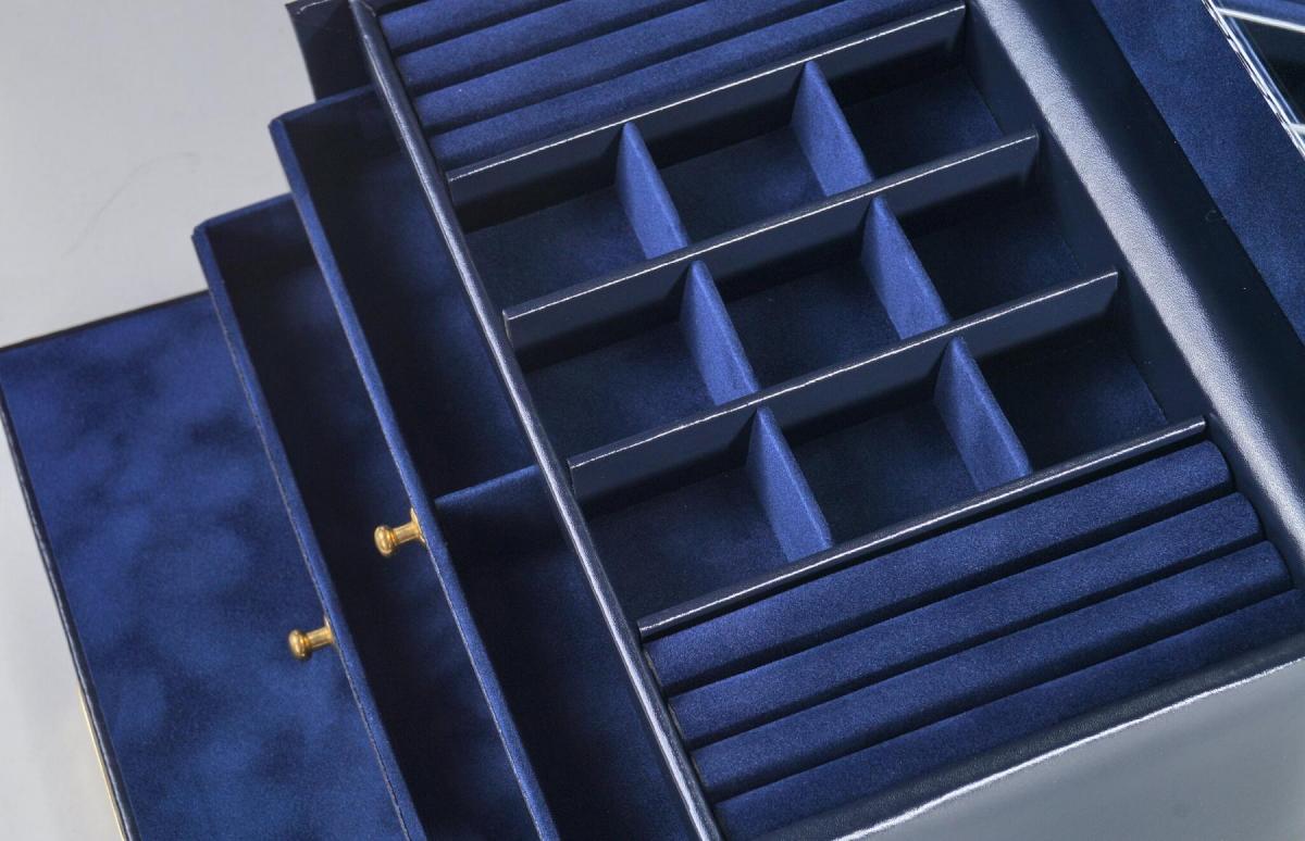 SACHER | Schmuckkoffer Elly Acuro navy (25.301.014023)