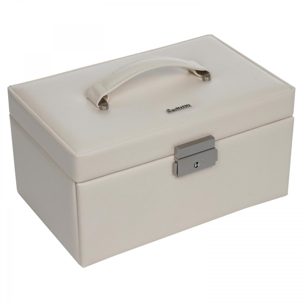 SACHER | Schmuckkoffer Elly Elegance Echtleder ivory (25.518.565608)