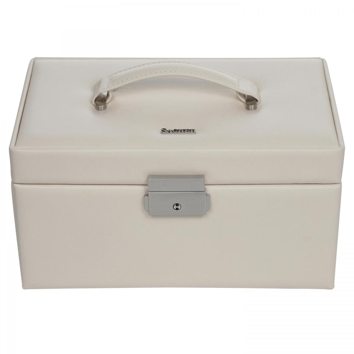 SACHER | Schmuckkoffer Elly Elegance Echtleder ivory (25.518.565608)