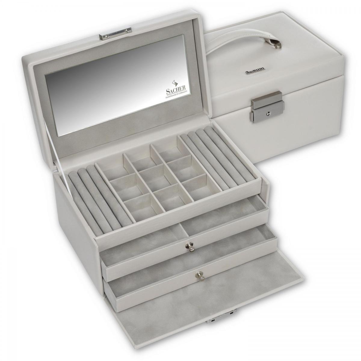 SACHER | Schmuckkoffer Elly Elegance Echtleder sand (25.518.561281)