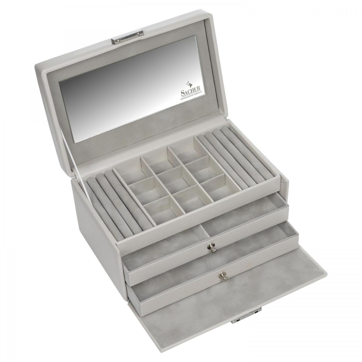 SACHER | Schmuckkoffer Elly Elegance Echtleder sand (25.518.561281)