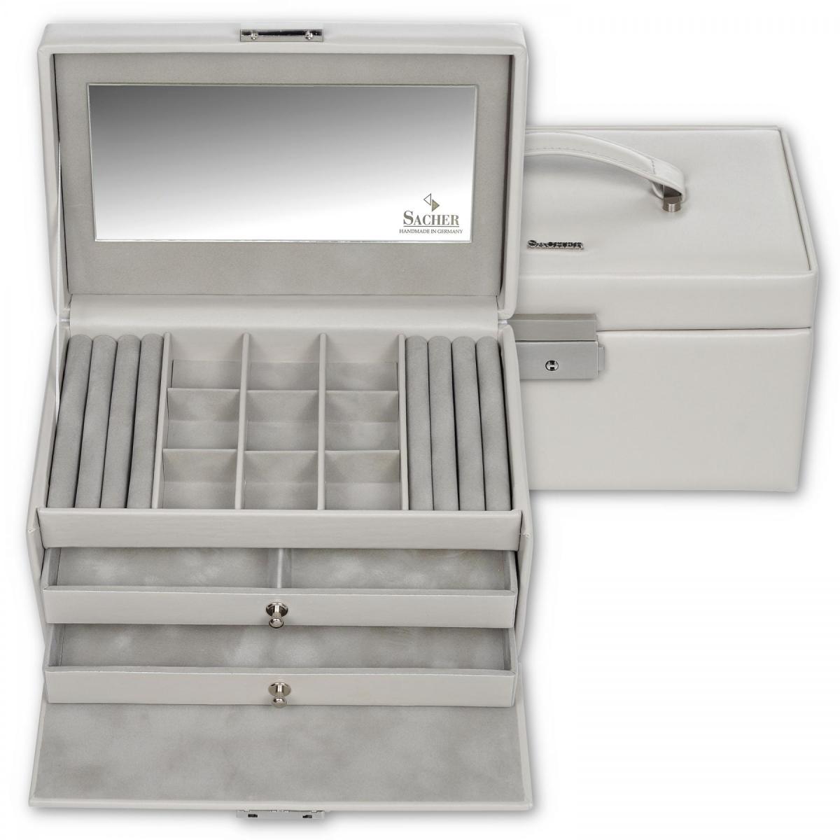 SACHER | Schmuckkoffer Elly Elegance Echtleder sand (25.518.561281)