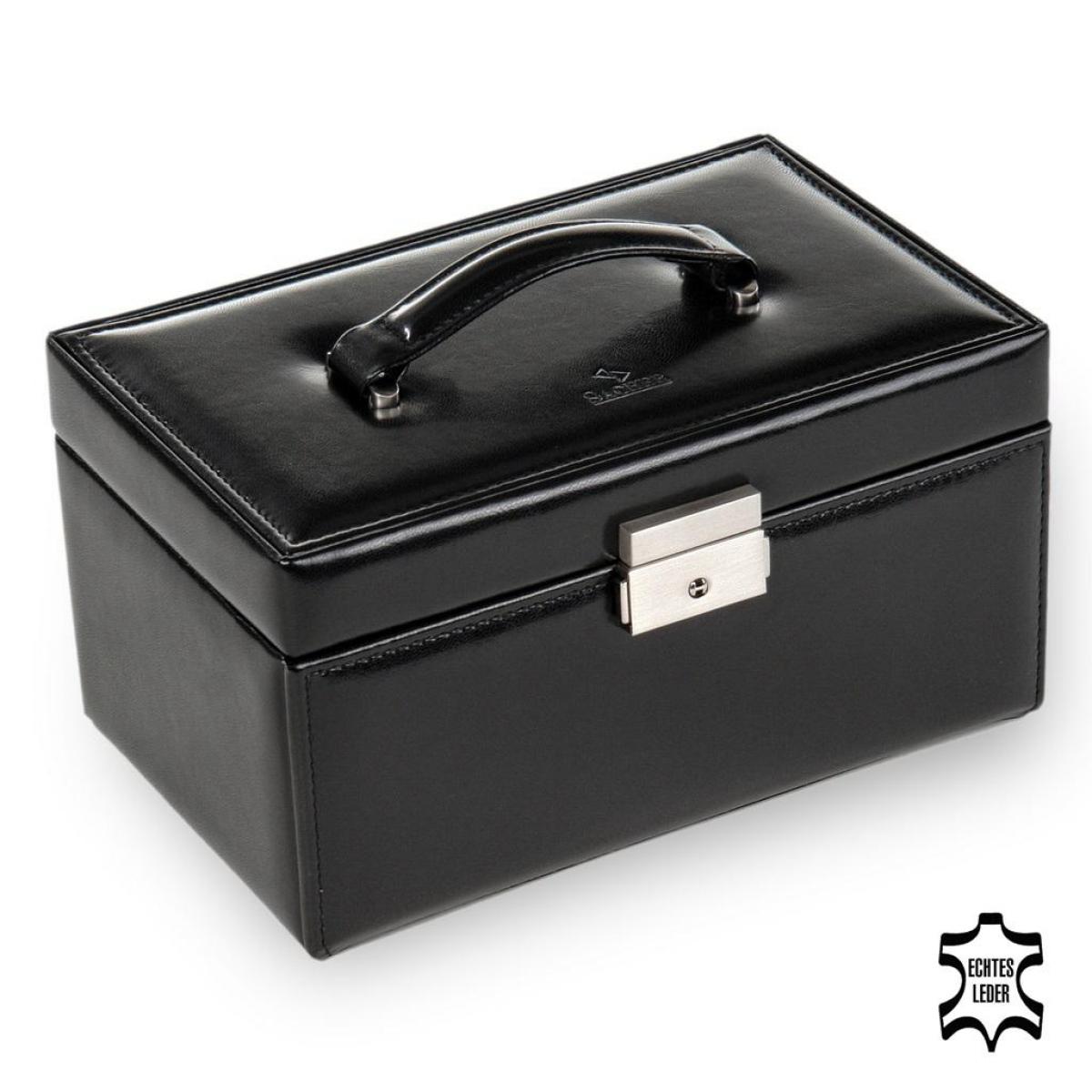 SACHER | Schmuckkoffer Elly New Classic Echtleder schwarz (25.107.010443)