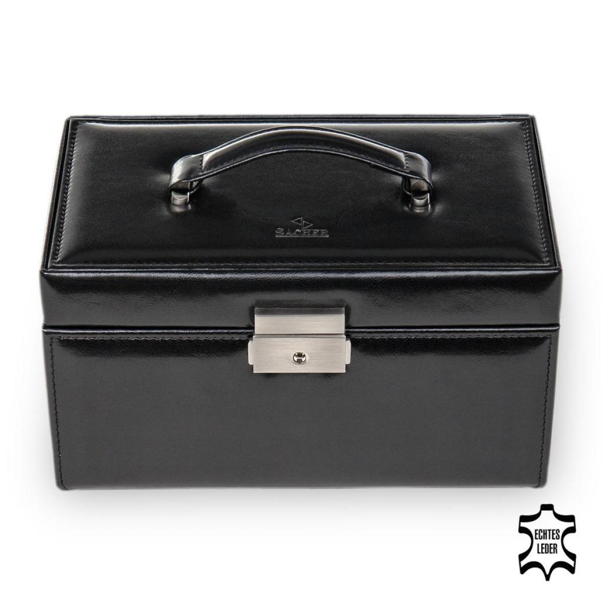 SACHER | Schmuckkoffer Elly New Classic Echtleder schwarz (25.107.010443)