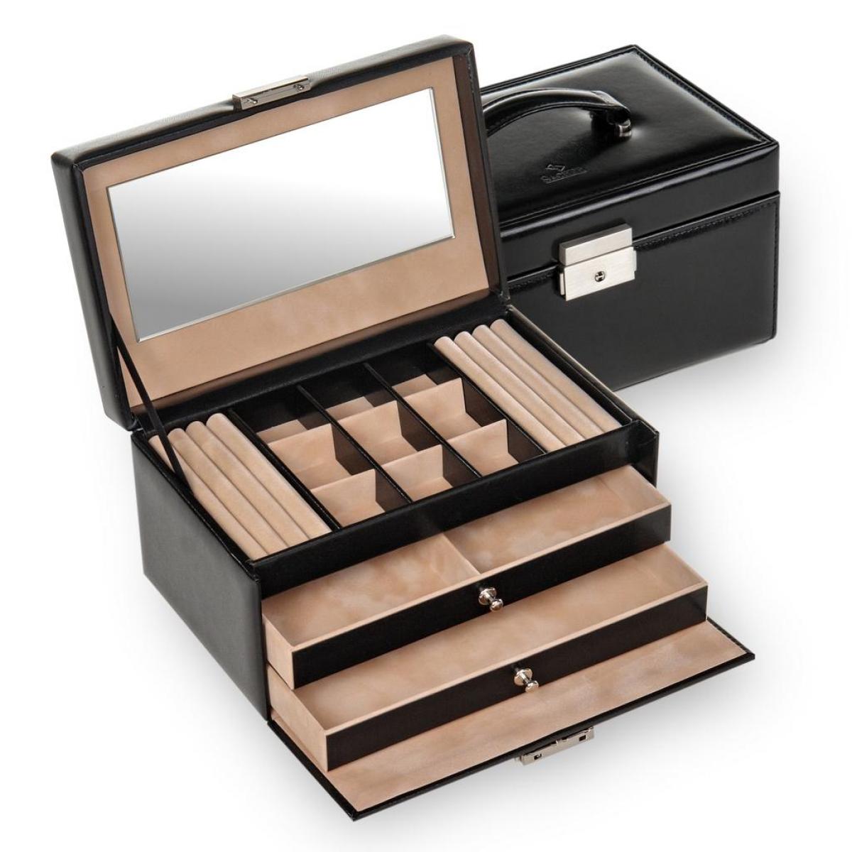SACHER | Schmuckkoffer Elly New Classic schwarz (25.000.290443)