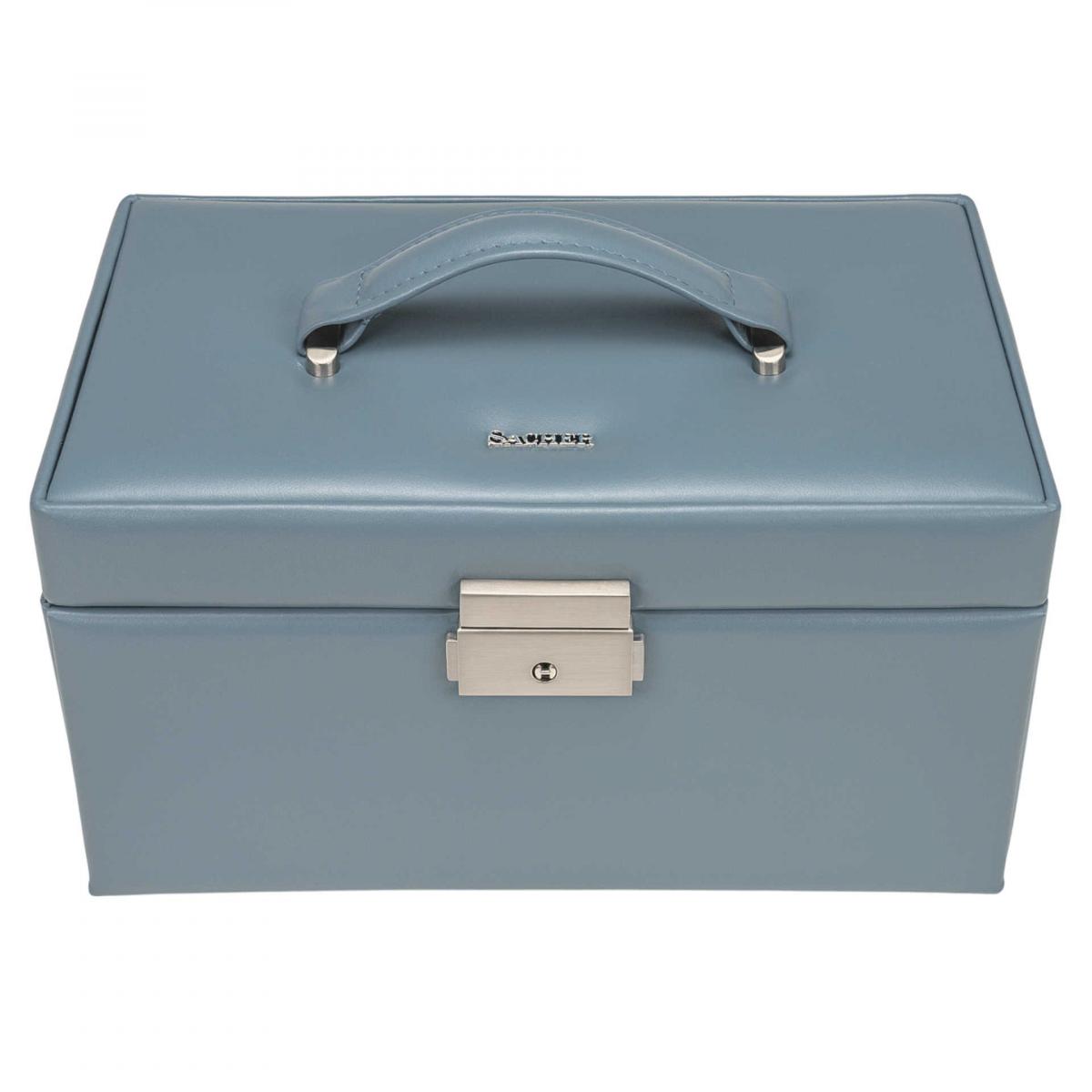 SACHER | Schmuckkoffer Elly Pastello Vollrindleder hellblau (25.107.560808)