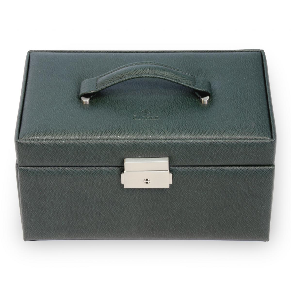 SACHER | Schmuckkoffer Elly Saffiano forest(25.000.125143)