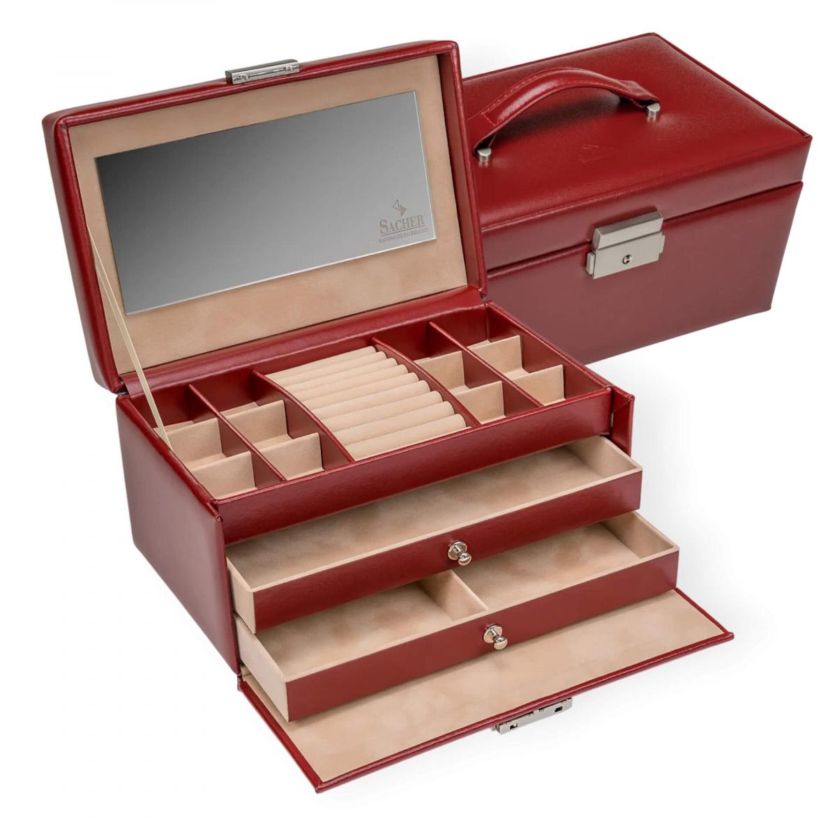 SACHER | Schmuckkoffer Emma Amadora rot (24.521.015043)
