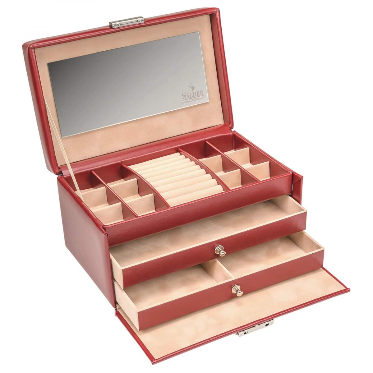 SACHER | Schmuckkoffer Emma Amadora rot (24.521.015043)