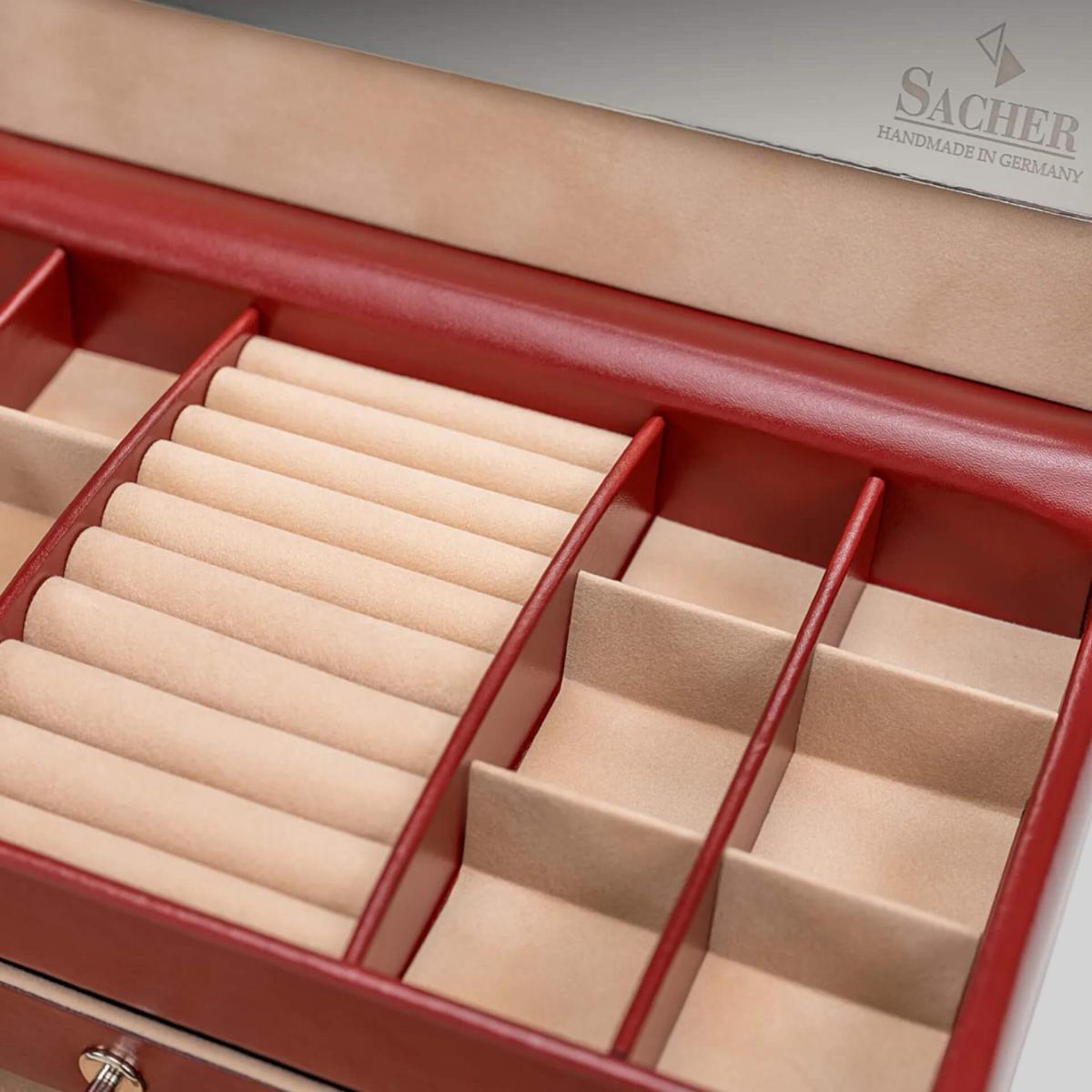 SACHER | Schmuckkoffer Emma Amadora rot (24.521.015043)