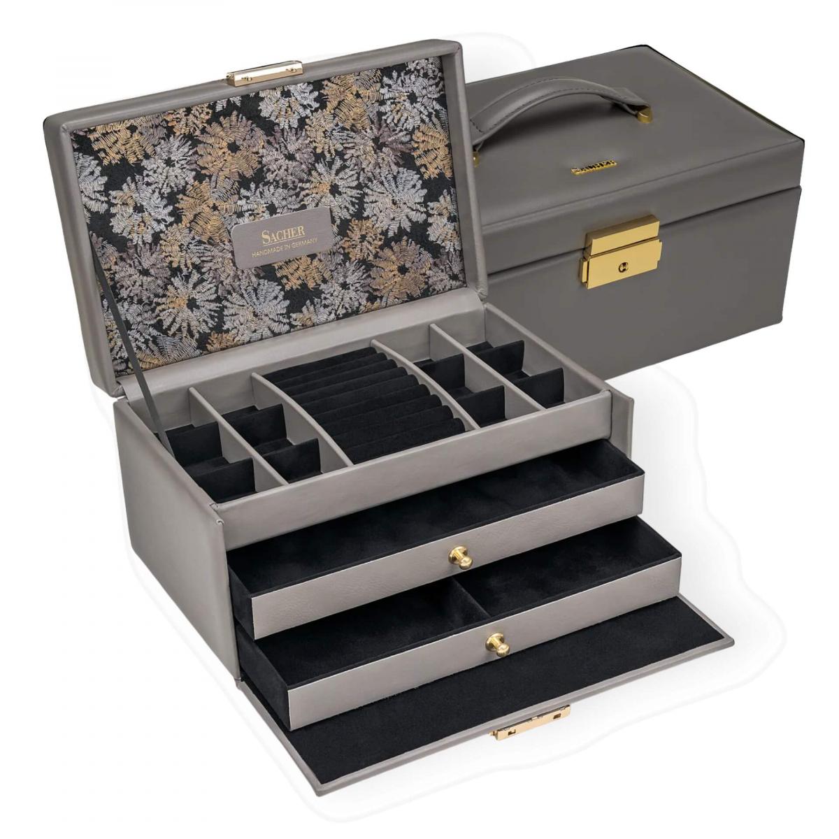 SACHER | Schmuckkoffer Emma Fleur Venice grau (24.510.561604)